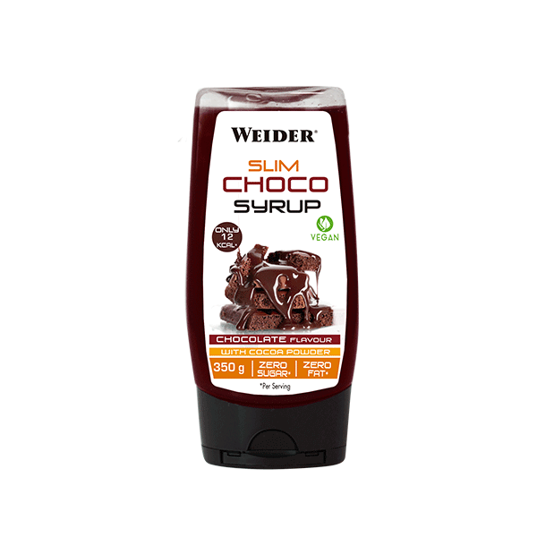Zdravé potraviny Weider Slim Choco Syrup Vegan čokoláda, 350 g
